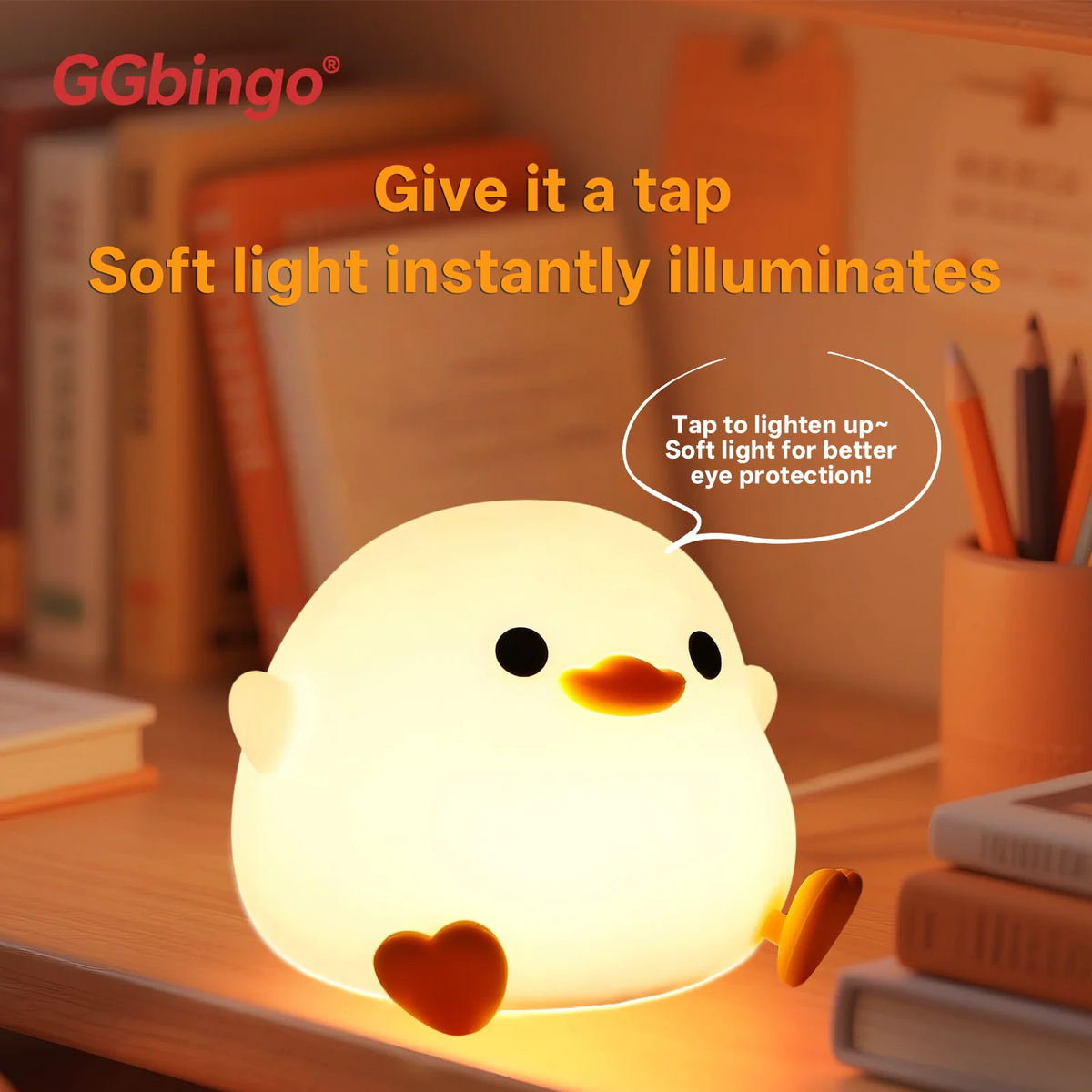 Veilleuse Animale GGbingo Tactile Rechargeable