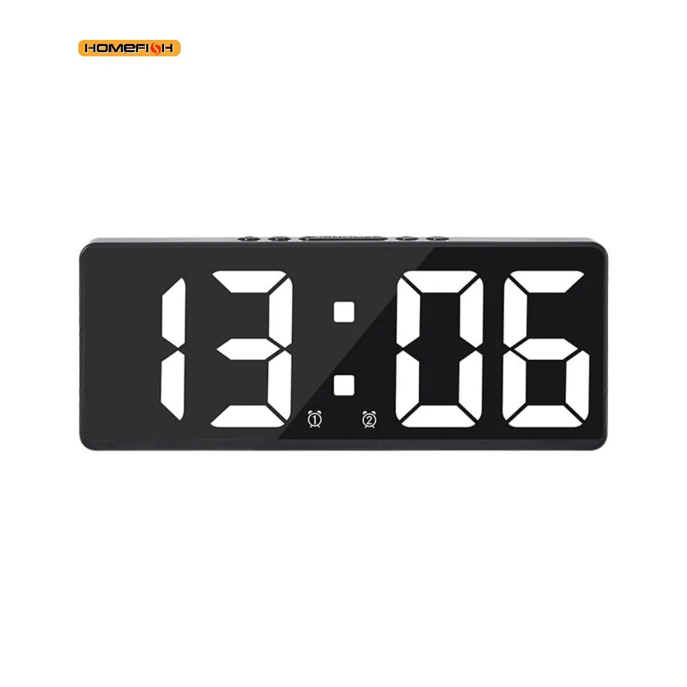 Réveil LED Miroir Veilleuse Connecté