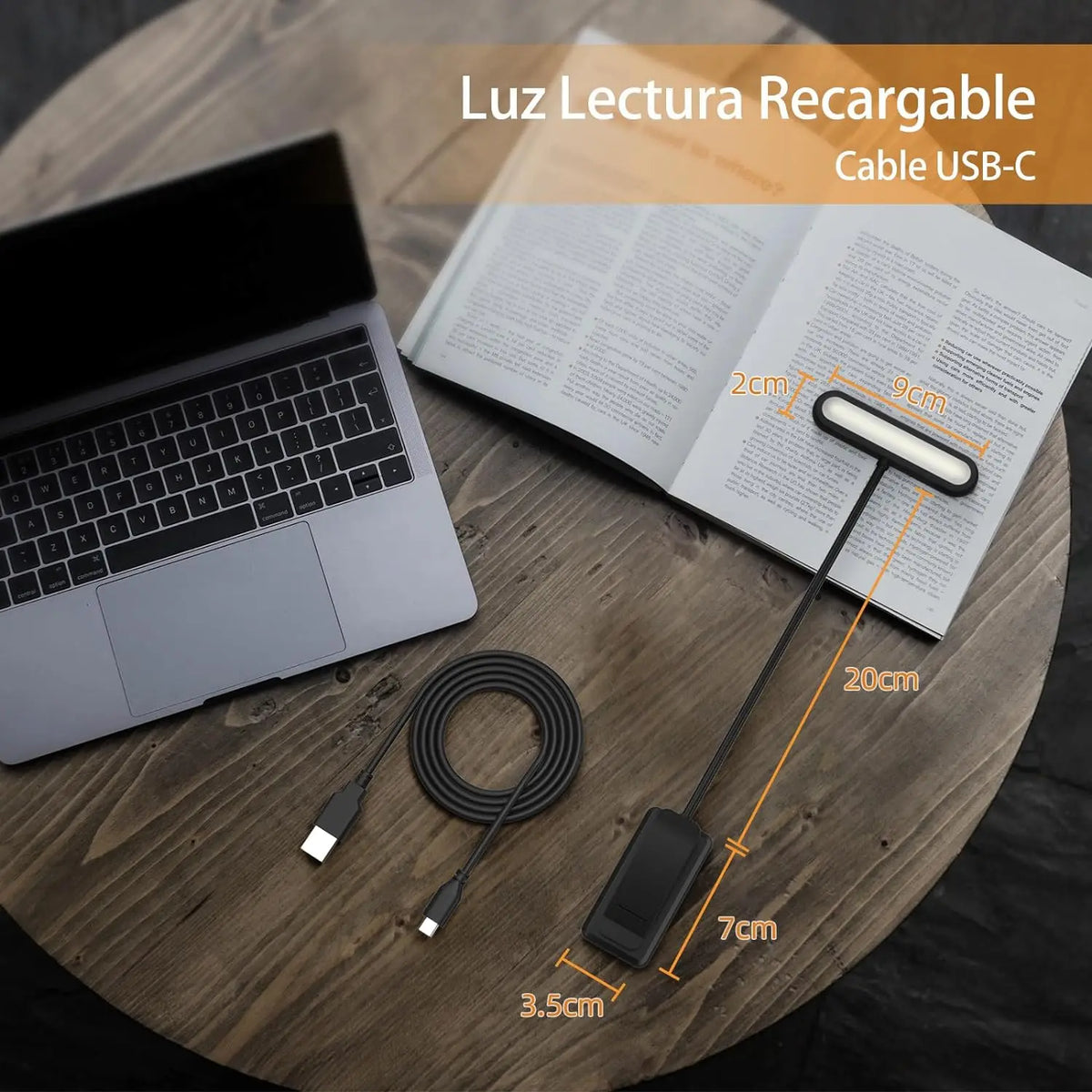 Lampe de Lecture LED Flexible Rechargeable USB