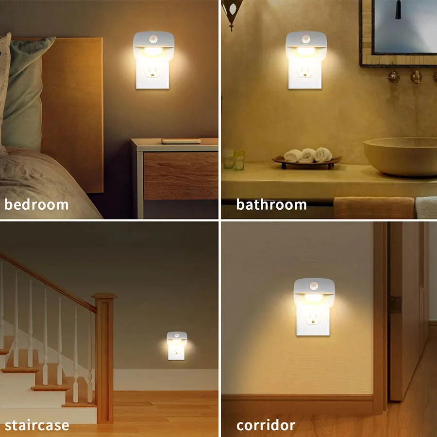 Veilleuse LED Intelligente à Détection de Mouvement