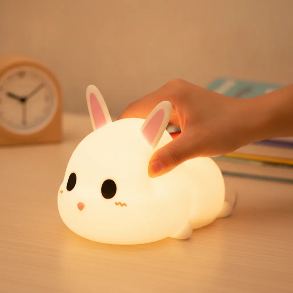 Veilleuse Lapin LED RGB Rechargeable