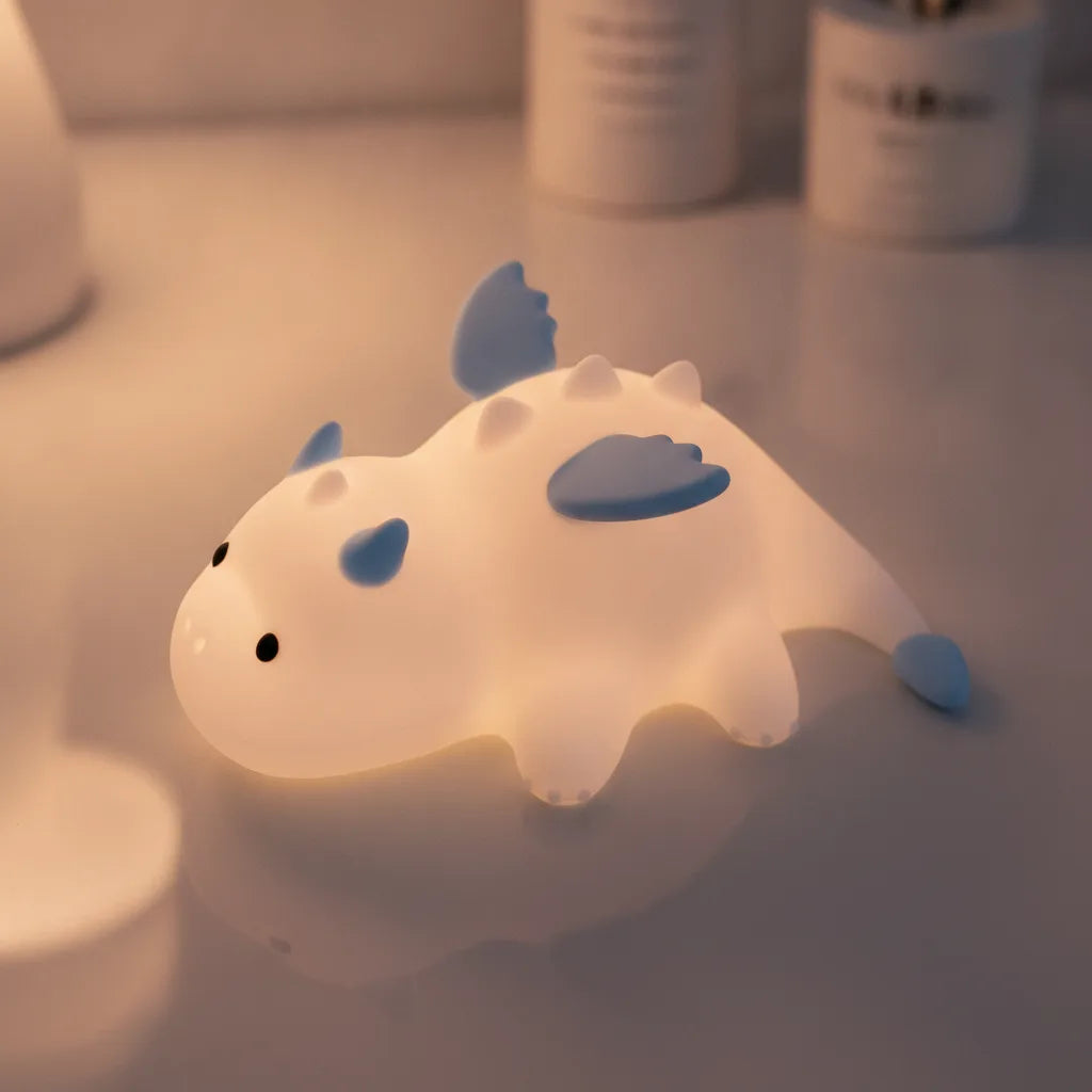 Veilleuse Dragon Silicone Tactile Magique