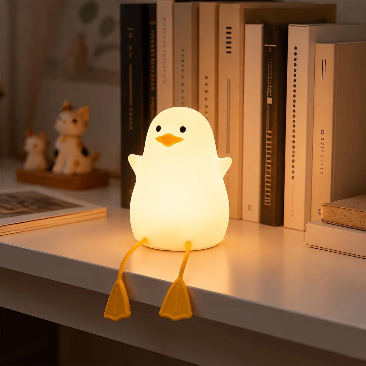 Veilleuse Canard Silicone Rechargeable USB