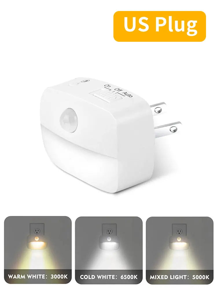 Veilleuse LED Intelligente à Détection de Mouvement