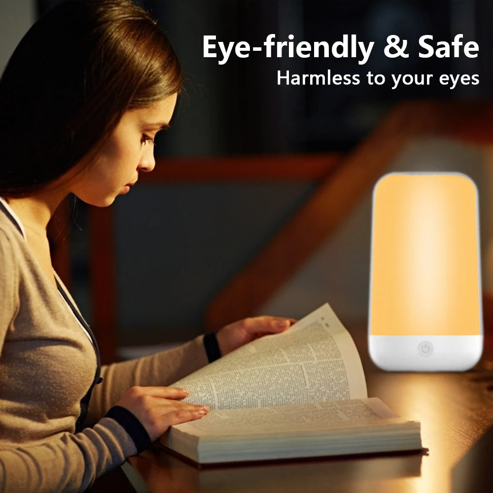 Lampe Chevet Tactile RGB Bluetooth Dimmable