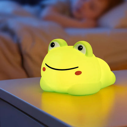 Veilleuse Grenouille Silicone Rechargeable RGB