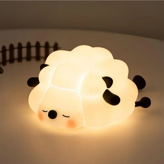 Veilleuse Mouton Silicone Douce & Apaisante