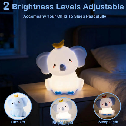 Veilleuse Éléphant Douce Lumière Bébé