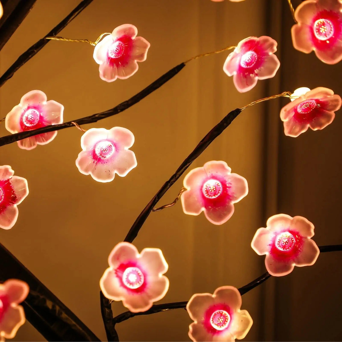 Lampe Arbre Fleurs de Cerisier LED Tactile