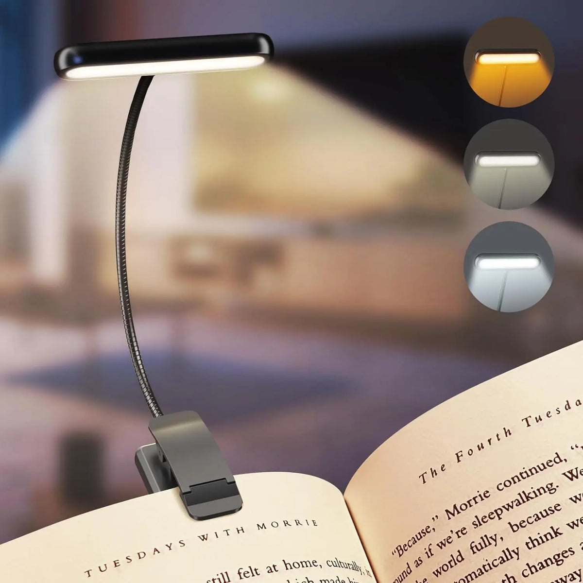 Lampe de Lecture LED Flexible Rechargeable USB