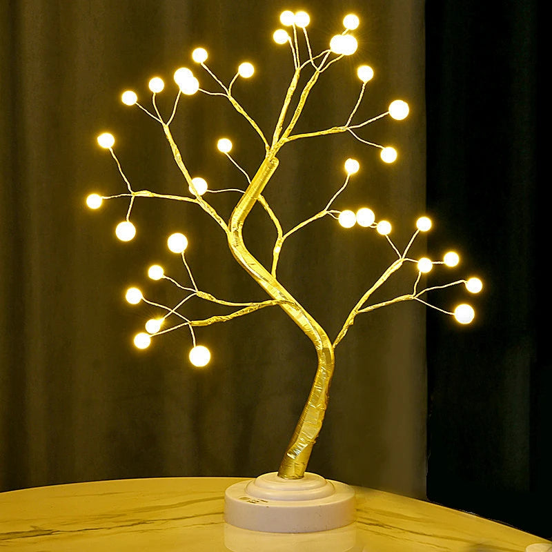 Lampe Arbre Fleurs de Cerisier LED Tactile