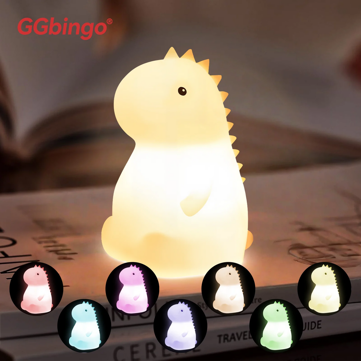 Veilleuse Poire GGbingo : Lumière Douce & Anti-Stress