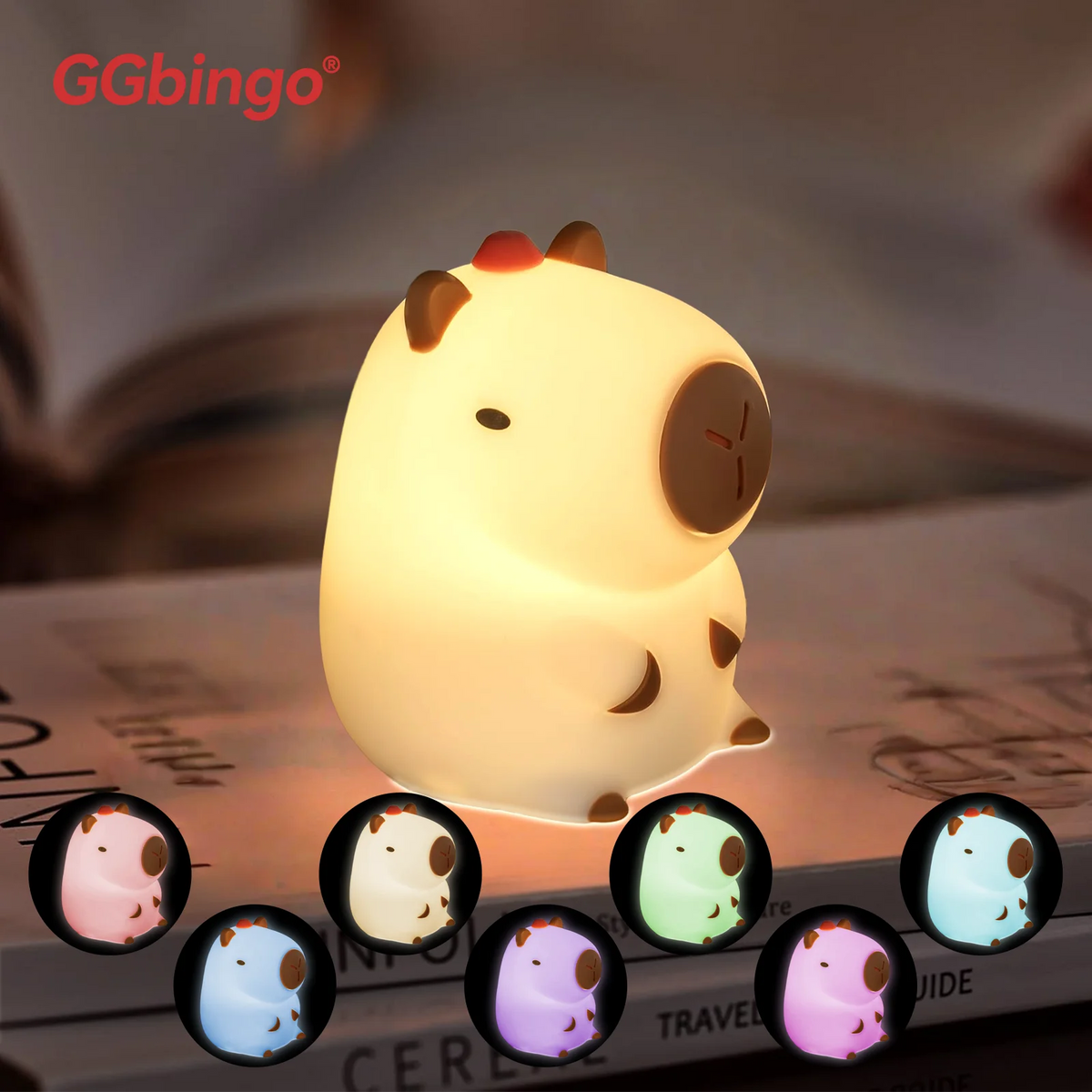 Veilleuse Animale GGbingo Tactile Rechargeable