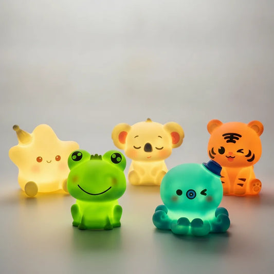 Veilleuse Animaux Cartoon LED Douce