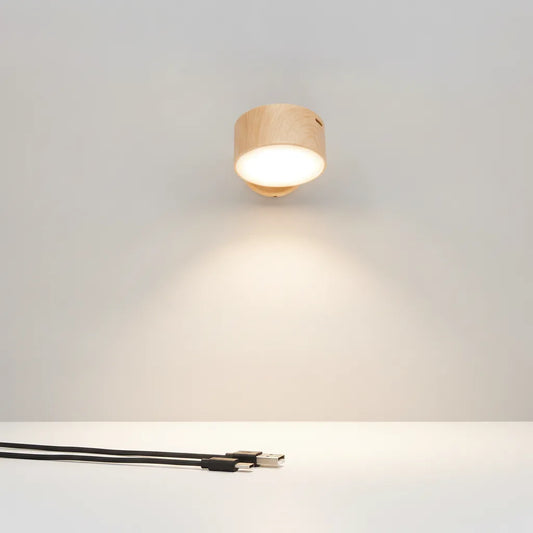 Veilleuse LED Murale Magnétique Rotative 360°