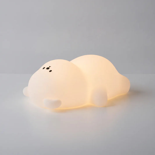 Veilleuse Ours Silicone Tactile & Colorée