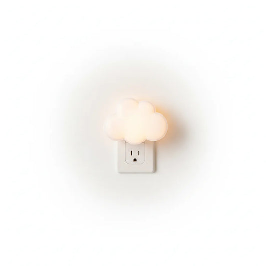Veilleuse Nuage LED Automatique Blanc Chaud