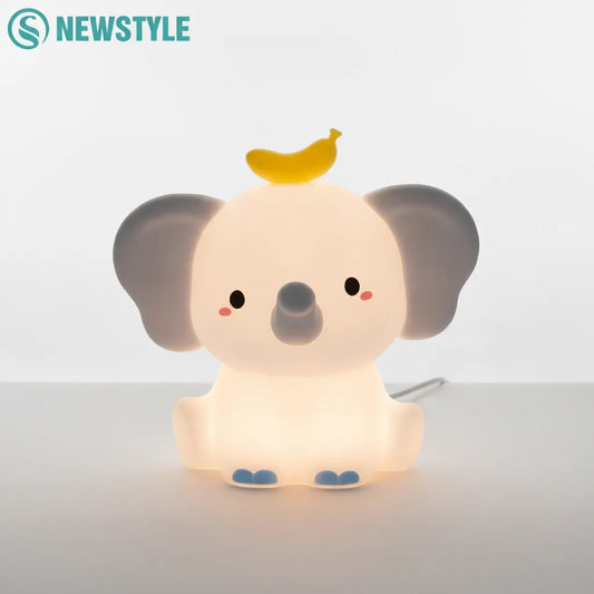 Veilleuse Éléphant Douce Lumière Bébé