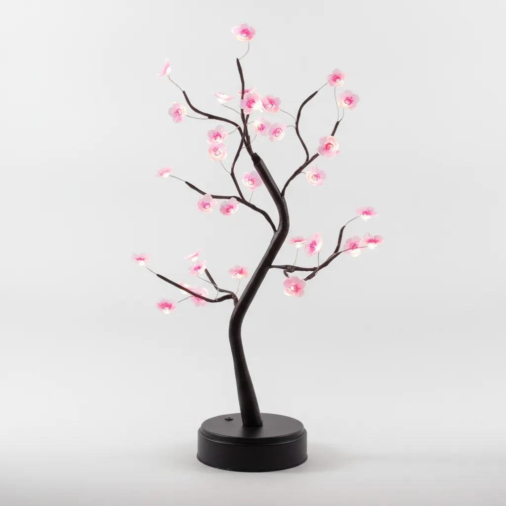 Lampe Arbre Fleurs de Cerisier LED Tactile