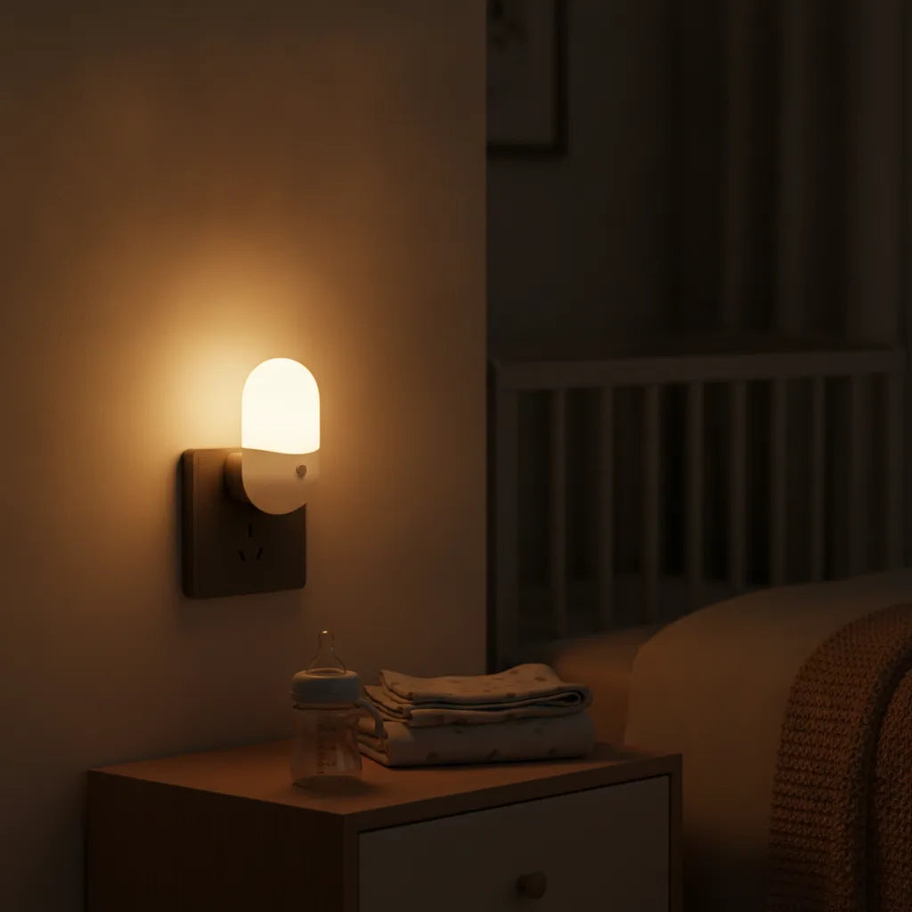 Veilleuse LED Mini : Lumière Douce & Pratique