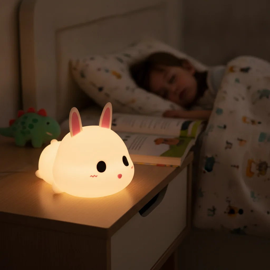 Veilleuse Lapin LED RGB Rechargeable