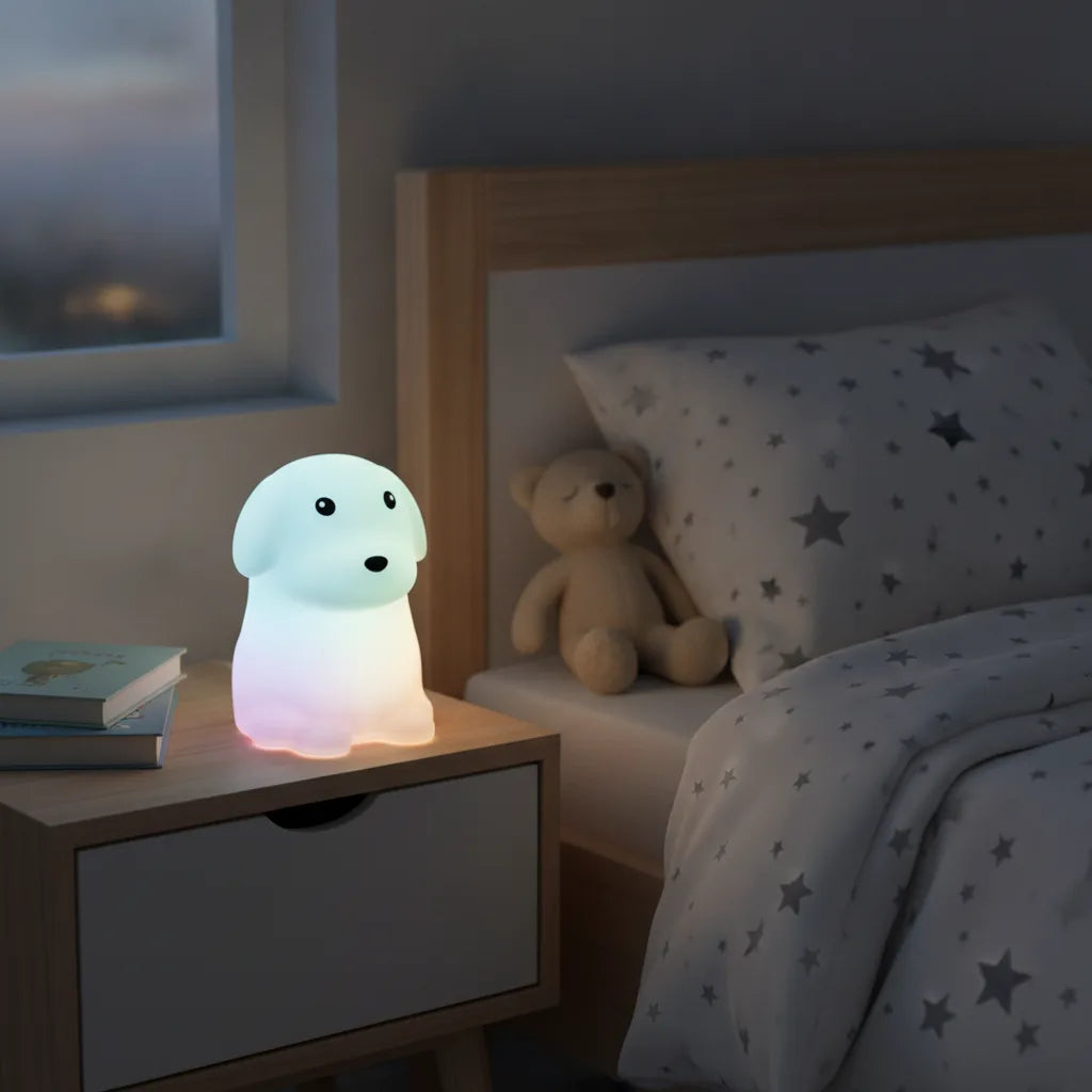 Veilleuse Animale Silicone RGB Tactile