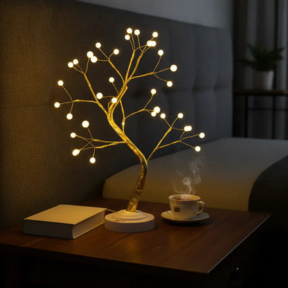 Lampe Arbre Fleurs de Cerisier LED Tactile