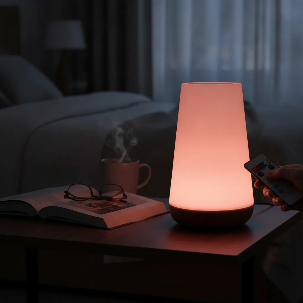 Veilleuse LED RGB Tactile & Télécommandée