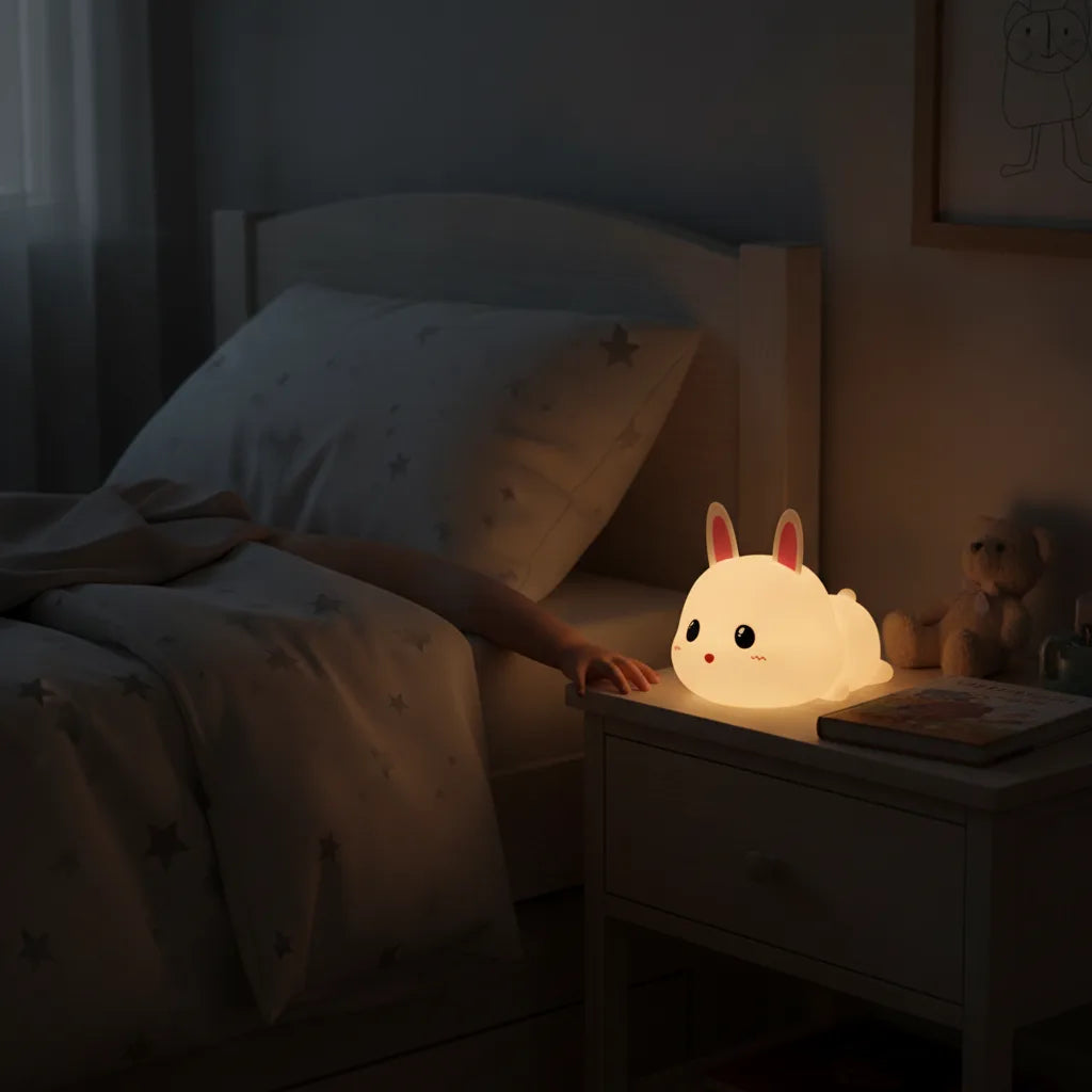 Veilleuse Lapin LED RGB Rechargeable