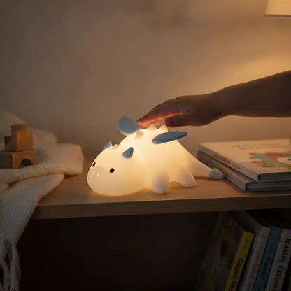 Veilleuse Dragon Silicone Tactile Magique