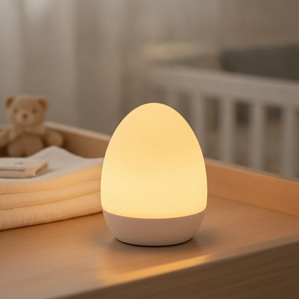 Veilleuse Bébé Œuf Design Tactile Rechargeable