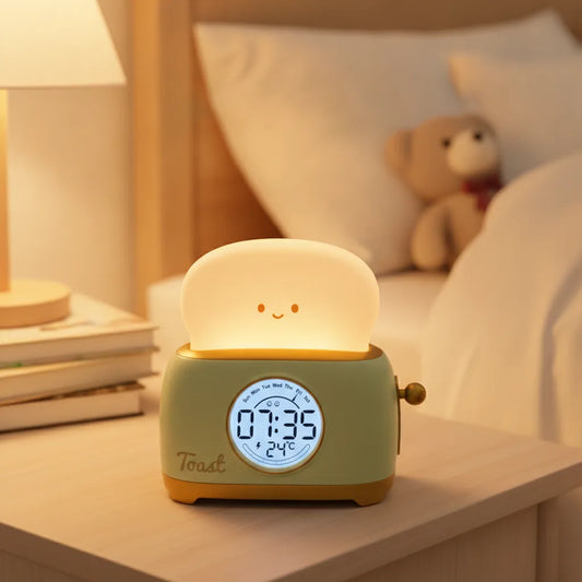 Réveil Veilleuse LED Enfant Ludique