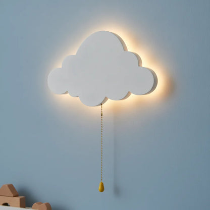 Veilleuse Nuage Cloud Light Bébé Bois Lumière Douce