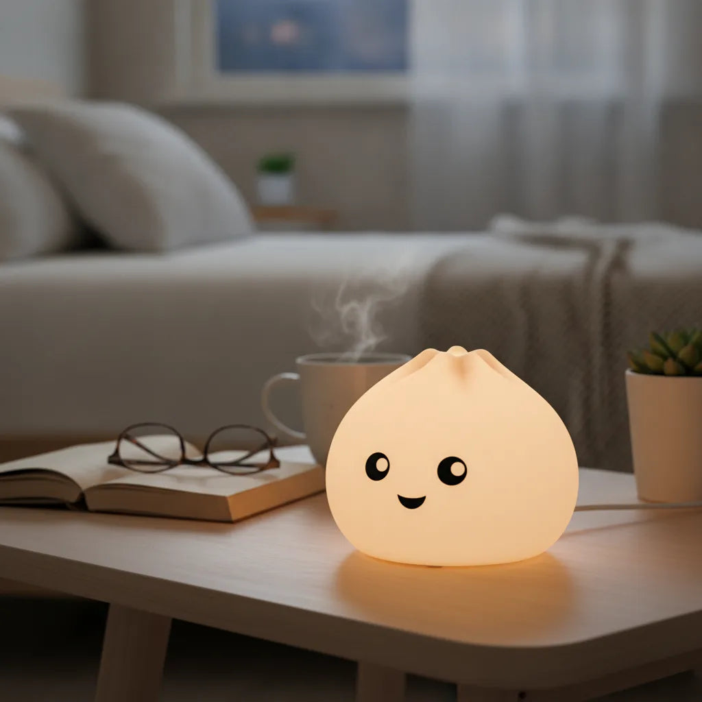 Veilleuse GGbingo Silicone Design Petit Pain Rechargeable