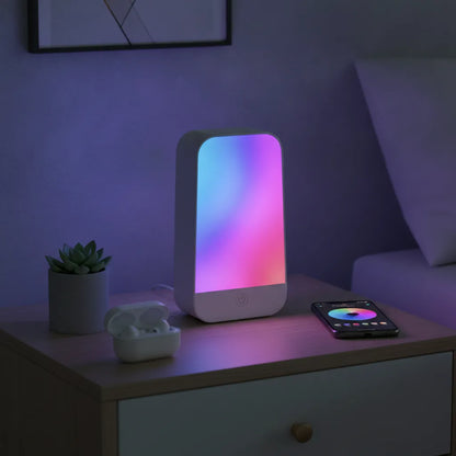 Lampe Chevet Tactile RGB Bluetooth Dimmable