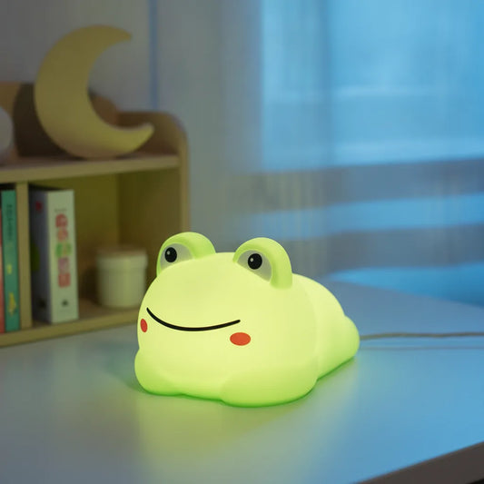Veilleuse Grenouille Silicone Rechargeable RGB