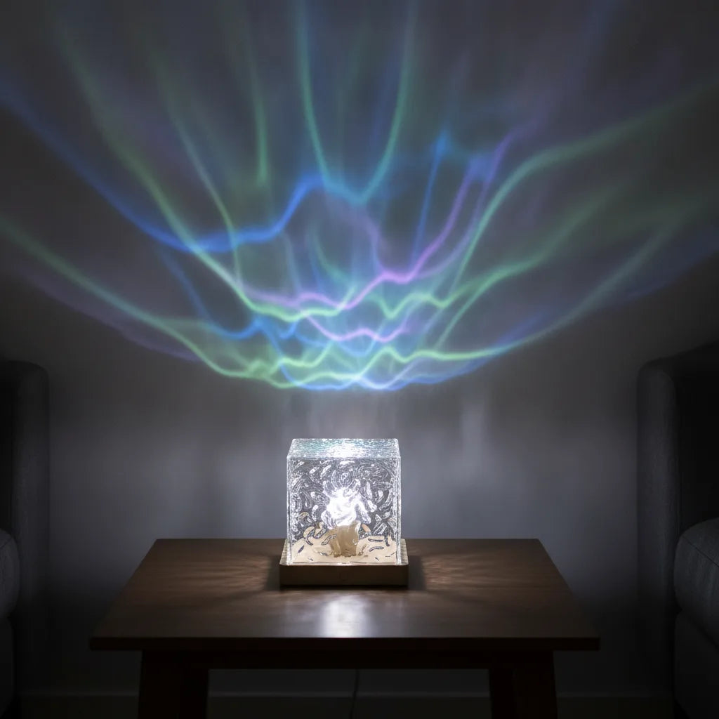 Projecteur Vague Océanique Aurora 16 Couleurs