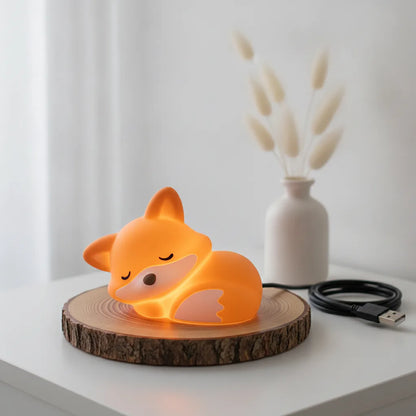 Veilleuse Renard Silicone Rechargeable
