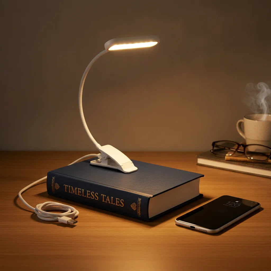 Lampe de Lecture LED Flexible Rechargeable USB