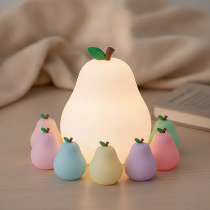 Veilleuse Poire GGbingo : Lumière Douce & Anti-Stress
